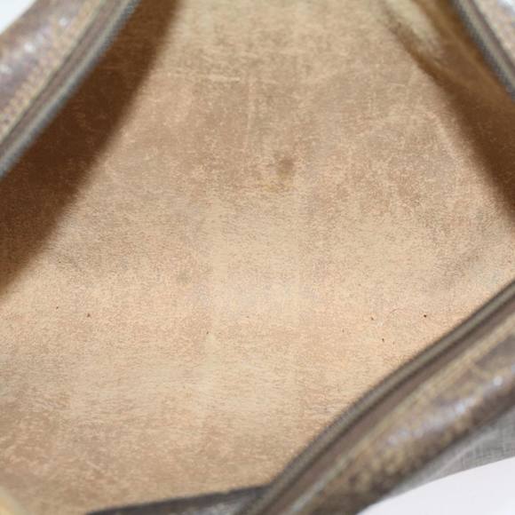 GUCCI GG Canvas Web Sherry Line Clutch Bag Beige Red Green 56.01.012 Auth yk8055 - Picture 13 of 16